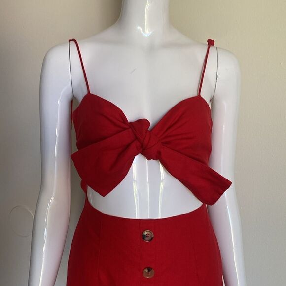 Sabo Skirt Red Anya Mini Dress Size XS - Picture 4 of 11
